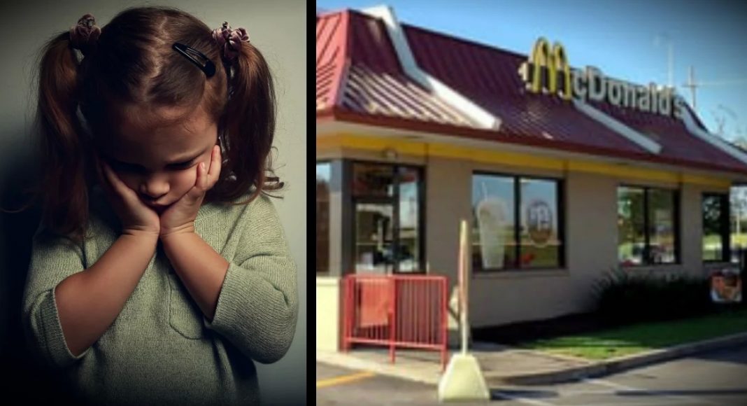 Žena je u toaletu McDonald'sa naišla na prestavljenu djevojčicu