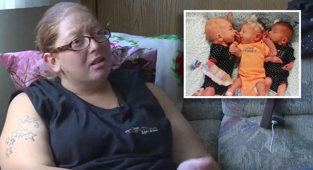 Woman thought she had kidney stones, but it was triplets!