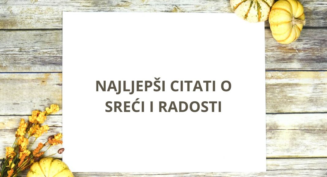 Citati o sreći