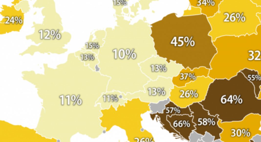 Europa karta vjera u Boga