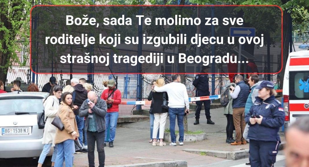 Molitva za roditelje koji su izgubili djecu u Beogradu