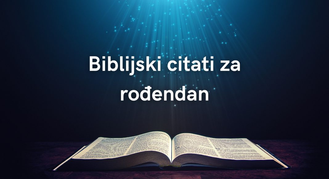 Biblijski citati za rođendan