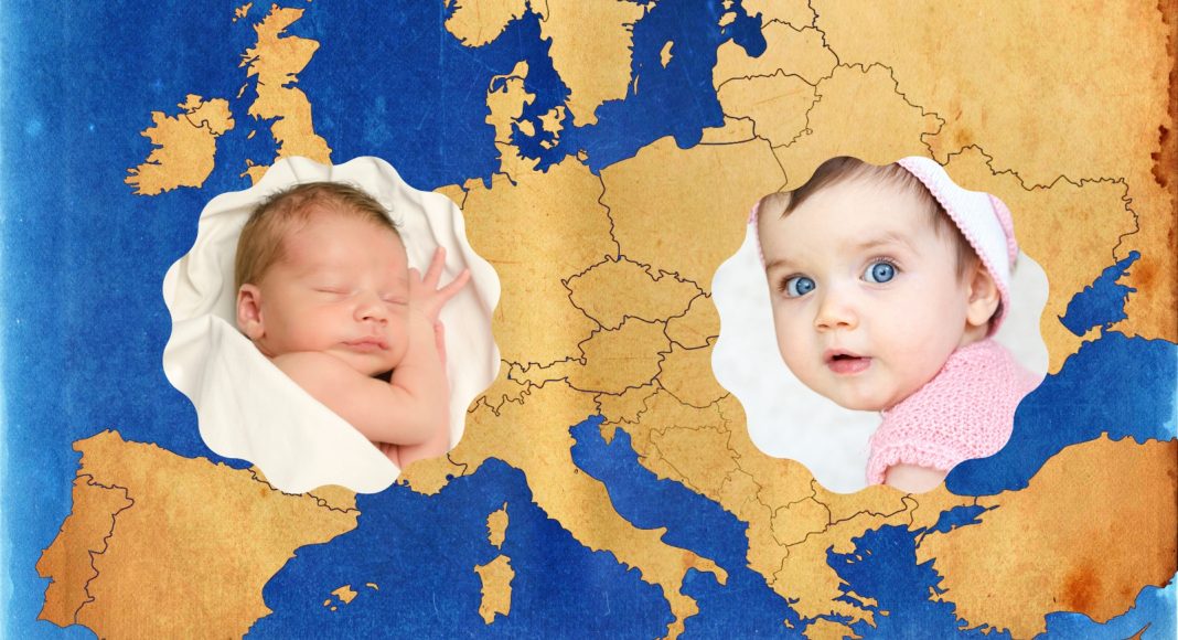 Najpopularnija muška i ženska imena u Europi