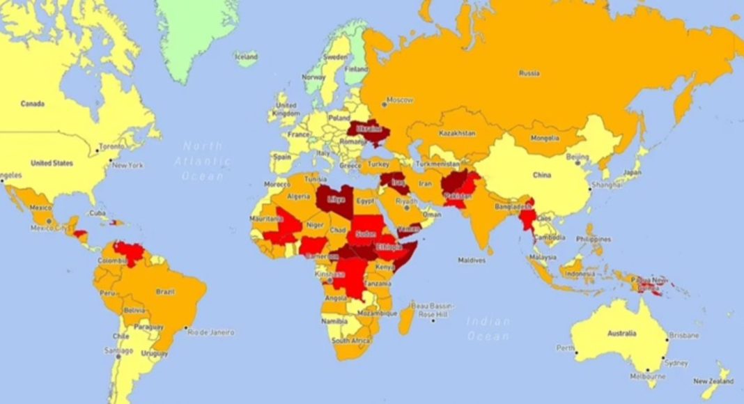 Najopasnije i najsigurnije zemlje za posjetiti u 2024. godini