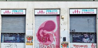 LGBT aktivisti vandalizirali ured pro-life udruge u Rimu