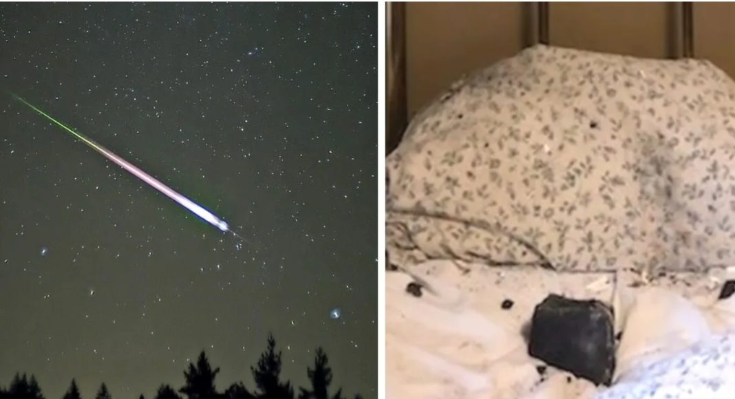 Meteorit pao na ženin krevet